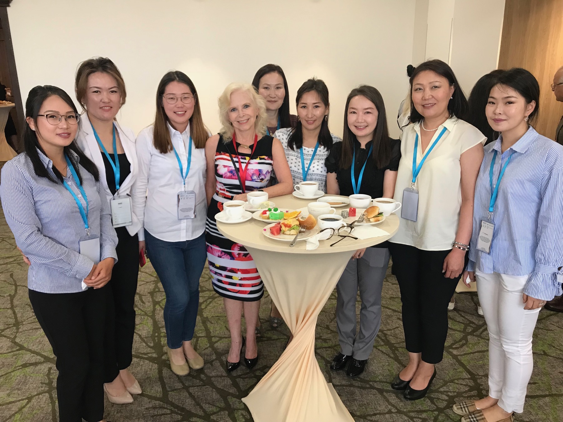 Dana Wallace with WATS colleagues in Mongolia in 2018